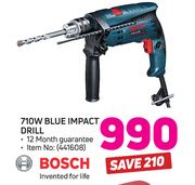 Bosch 710W Blue Impact Drill