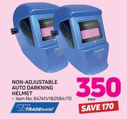 Tradeweld Non-Adjustable Auto Darkning Helmet-Each