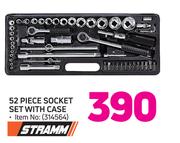Stramm 52-Piece Socket Set With Case