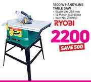 Ryobi 1800W Handyline Table Saw