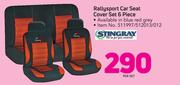 Stingray Rallysport Car Seat Cover Set 6-Piece-Per Set