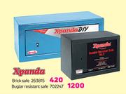 Xpanda Buglar Resistant Safe