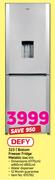 Defy 323Ltr Bottom Freezer Fridge With Water Dispenser Metallic DAC 517