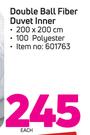 Always Home Double Ball Fiber Duvet Inner