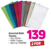 Assorted Bath Towels-For 2