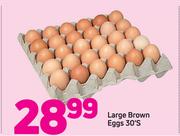 Large Brown Eggs-30’s Tray
