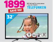 Telefunken 28” HD LED TV TLEDD-28HDA