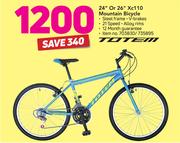 Totem 24” Or 26” Xc110 Mountain Bicycle