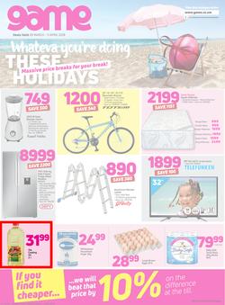 Game Zambia : Whatever You're Doing These Holidays (29 March - 11 April 2018), page 1