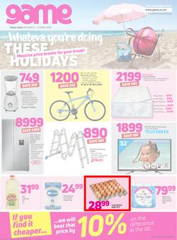 Game Zambia : Whatever You're Doing These Holidays (29 March - 11 April 2018), page 1