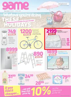 Game Zambia : Whatever You're Doing These Holidays (29 March - 11 April 2018), page 1