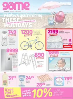 Game Zambia : Whatever You're Doing These Holidays (29 March - 11 April 2018), page 1