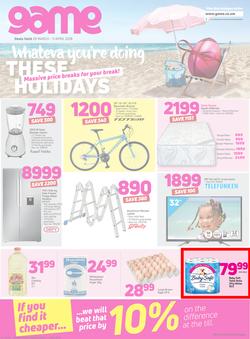 Game Zambia : Whatever You're Doing These Holidays (29 March - 11 April 2018), page 1