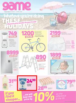 Game Zambia : Whatever You're Doing These Holidays (29 March - 11 April 2018), page 1