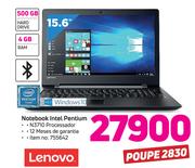 Lenovo 15.6" Intel Pentium Notebook
