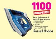 Russell Hobbs Ferro de Engomar a Vapor e seco RHI-614