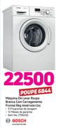 Bosch Maquina de Lavar Roupa Branca com Carregamento Frontal 6kg WAB16061ZA