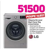LG Máquina De lavar 8Kg E Secar 5kg FH4U2TMP8S