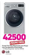 LG Frontal Titan 8Kg máquina de Lavar Roupa com Carregamento FH4U2TNP8S