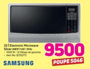 Samsung 32Ltr Electronic Microwave Silver ME9114S1 XFA