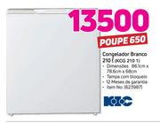 KIC Congelador Branco 210Ltr KCG 210 1