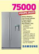 Samsung Geladeira Metálica com portas laterais e reservatório de Água 660Ltr RSA1WHMG1 XFA