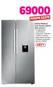 Defy Geladeira Metálica com Portas Laterais 740Ltr DFF437