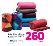 Mainstays Polar Fleece Throw cada