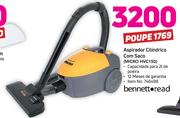 Bennett Read Aspirador Cilindrico com Saco MICRO HVC150