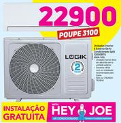Logik Unidades Interior e Exterior de AR Condicionado Split 12000 BTU GLM-12X