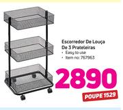 Escorredor de Louca de 3 prateleiras