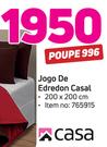 Casa Jogo de Edredom casal