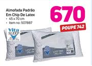 Vita Sleep almofada padrão em Chip de Látex