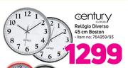 Century Relógio diverso 45cm Boston