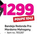 Bandeja Redonda Para Mordomo Mahogany