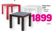 Mesa Para Café cada