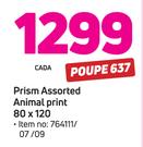 Prism Assorted Animal Print-80 x 120