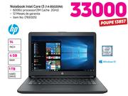 HP Notebook Intel Core i3 14-BS020NI
