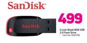 Sandisk Cruzer Blade 8GB USB 2.0 Flash Drive