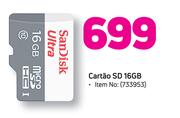 Sandisk cartão SD 16GB