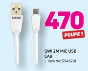 SWI 2M Mic USB CAB