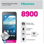 Hisense telemovel T5 de dois cartoes Includes Silver Bluetooth Speaker