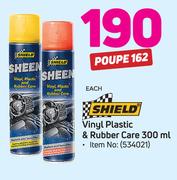 Shield Vinyl Plastic & Rubber Care-300ml Each