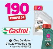 Castrol Óleo de Motor GTX 20W 50-500ml