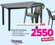 Antracite Ebony Lowback Chair
