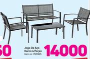 Jogo de aco Karoo 4 Pecas