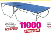 Spin Sport Mesa De Tenis dobravel 4 Pecas