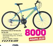 Totem Bicicletas Todo o Terreno de 24" ou 26"