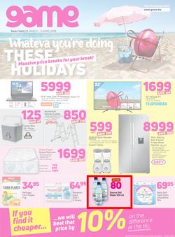 Game Botswana : Whatever You're Doing These Holidays (29 March - 11 April 2018), page 1