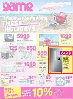 Game Botswana : Whatever You're Doing These Holidays (29 March - 11 April 2018), page 1